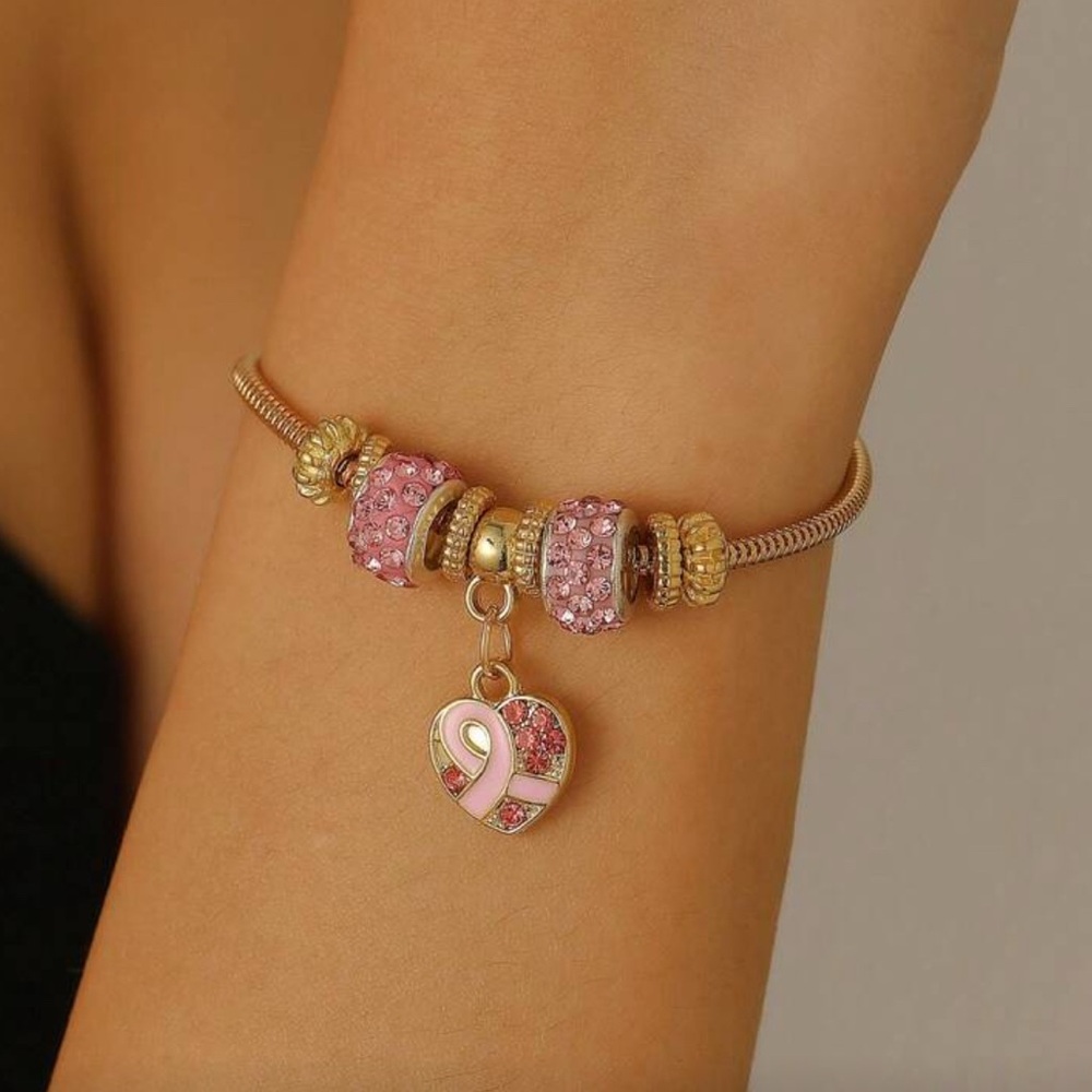 Breast Cancer Awareness 5 in 1 Bracelet Set - Picture 10 of 10
